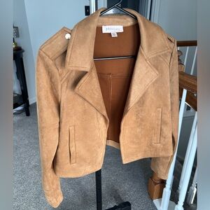 Suede Blazer Jacket